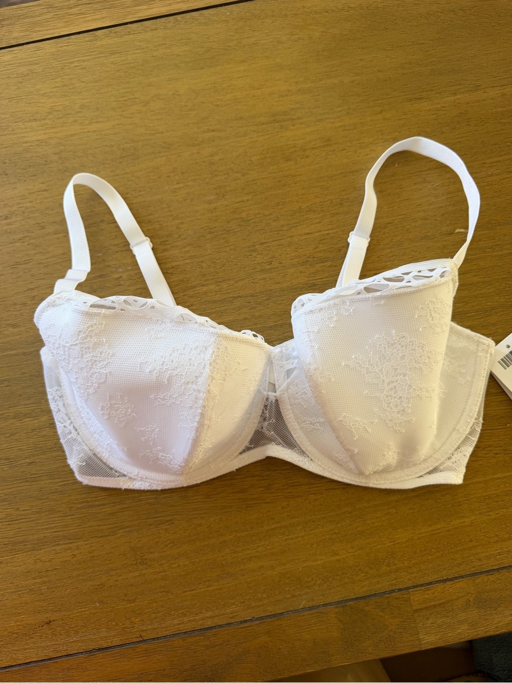 Chantelle White Lace Underwire Bra